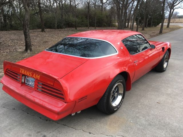 1977 Red Pontiac Trans Am Coupe
