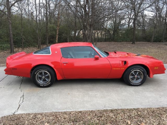1977 Red Pontiac Trans Am Coupe