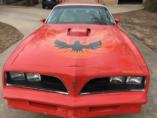 1977 Red Pontiac Trans Am Coupe