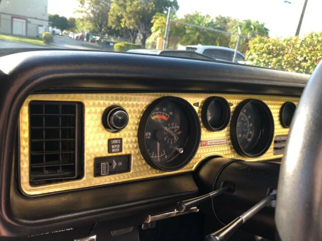 1977 Black Pontiac Trans Am Coupe