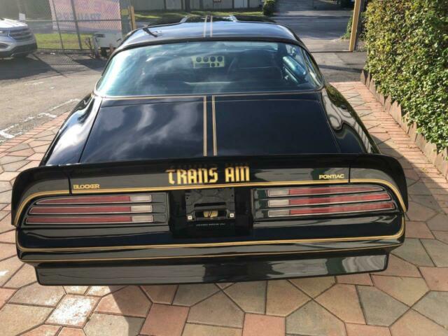 1977 Black Pontiac Trans Am Coupe