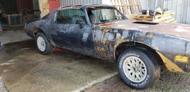 1977 Black Pontiac Trans Am Coupe