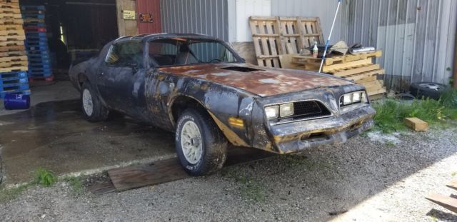 1977 Black Pontiac Trans Am Coupe