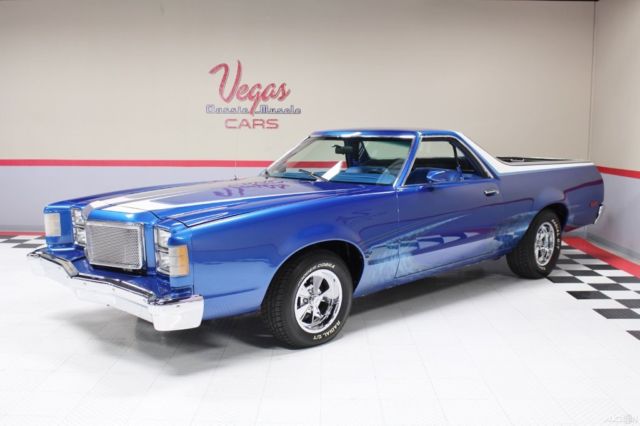 1977 Blue Ford Ranchero