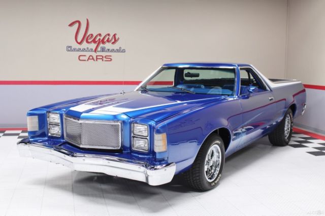 1977 Blue Ford Ranchero