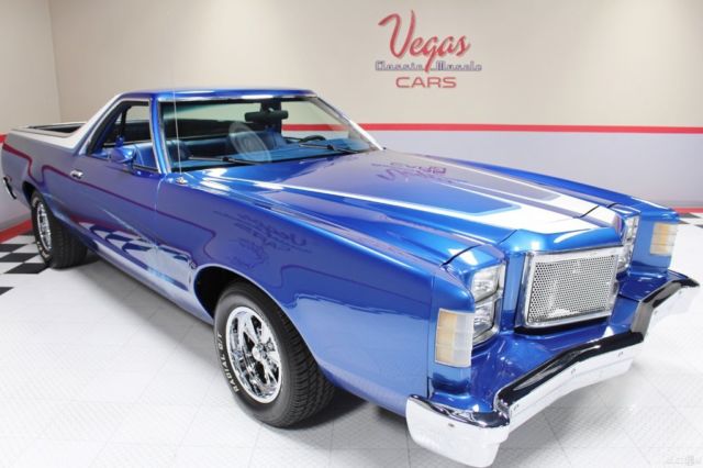 1977 Blue Ford Ranchero