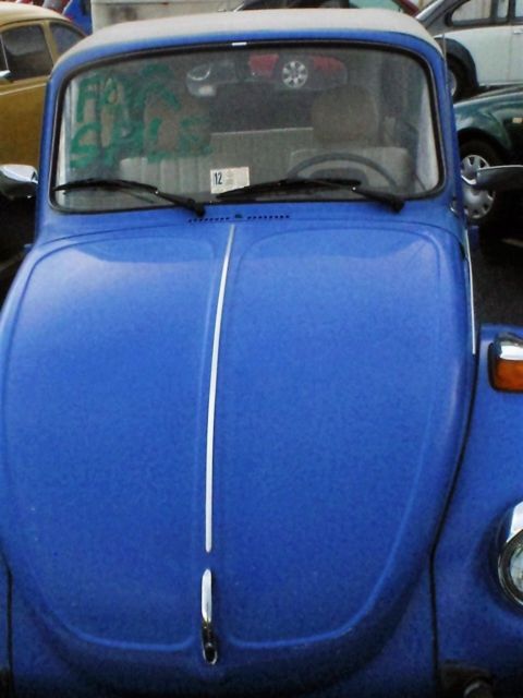 1977 light blue Volkswagen Beetle - Classic Convertible