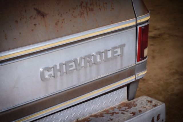 1977 White Chevrolet C10