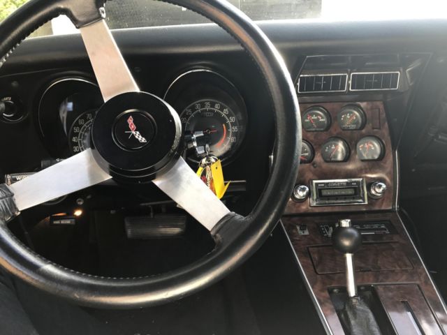 1977 Black Chevrolet Corvette T-top coupe
