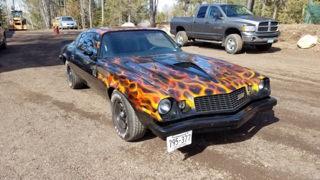 1977 Black Chevrolet Camaro