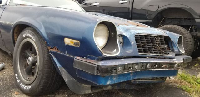 1977 Blue Chevrolet Camaro Coupe