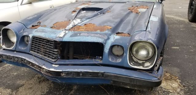 1977 Blue Chevrolet Camaro Coupe