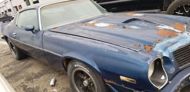 1977 Blue Chevrolet Camaro Coupe