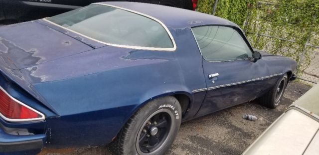 1977 Blue Chevrolet Camaro Coupe