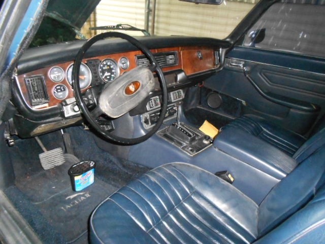 1977 Blue Jaguar XJ6 COUPE