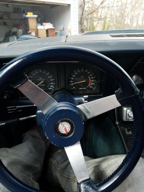1978 Blue Chevrolet Corvette T-top manual convertible