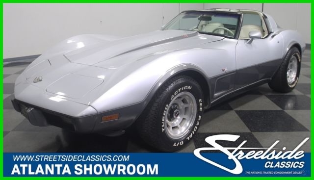1978 Silver Chevrolet Corvette