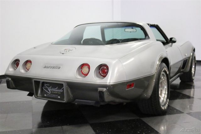 1978 Silver Chevrolet Corvette