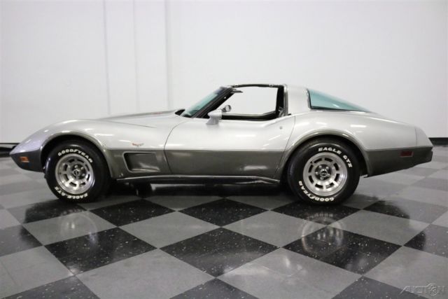 1978 Silver Chevrolet Corvette