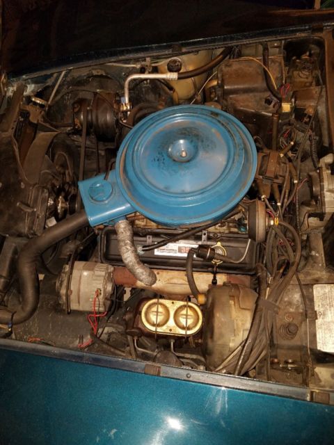 1978 Blue Chevrolet Corvette T-top manual convertible