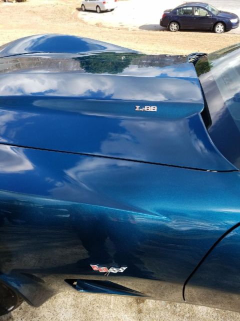1978 Blue Chevrolet Corvette T-top manual convertible