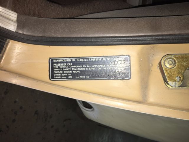 1978 Brown Porsche 930 Coupe