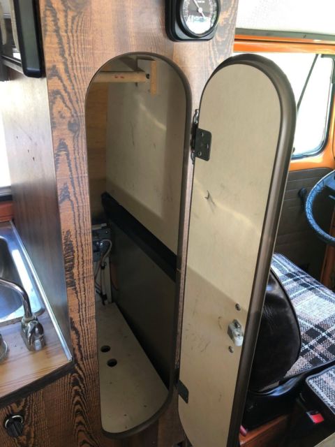 1978 Orange Volkswagen Bus/Vanagon Van Camper