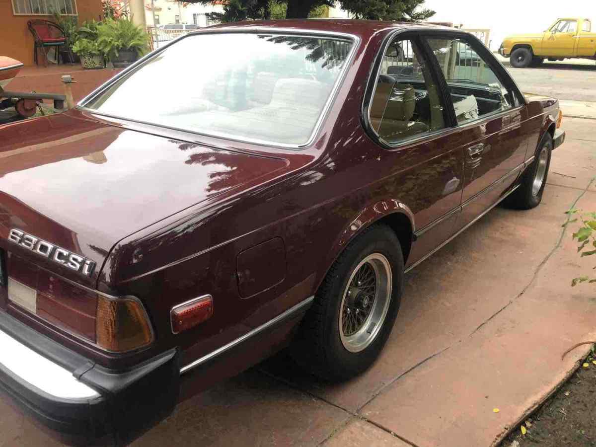 1978 Red BMW 630 CSi