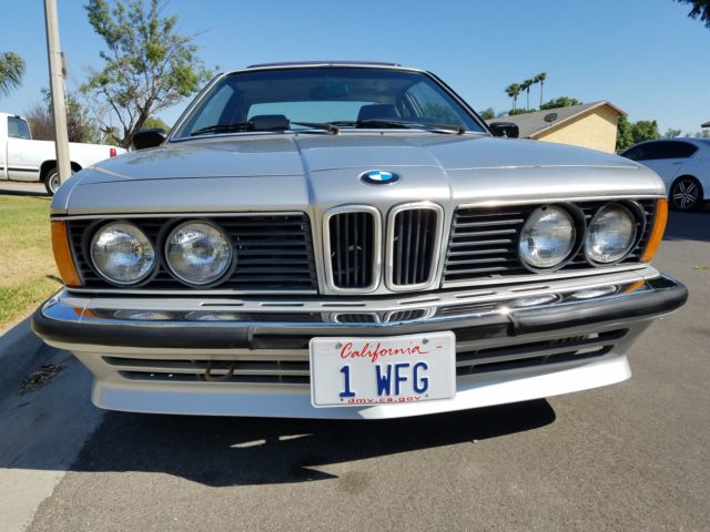 1978 Silver BMW 6-Series Coupe