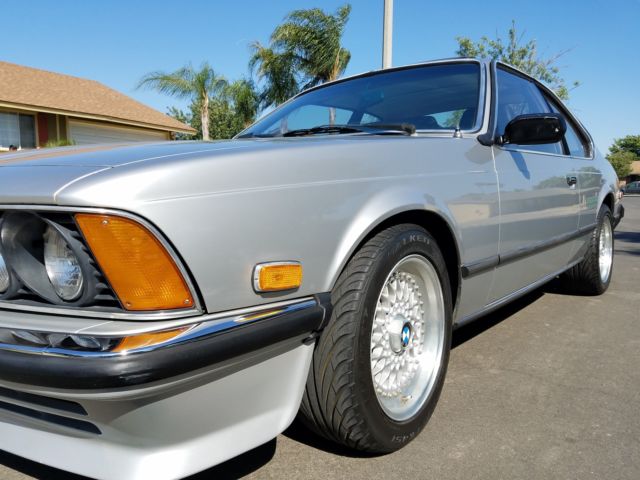 1978 Silver BMW 6-Series Coupe