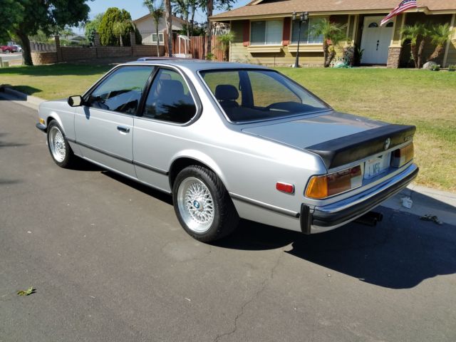 1978 Silver BMW 6-Series Coupe