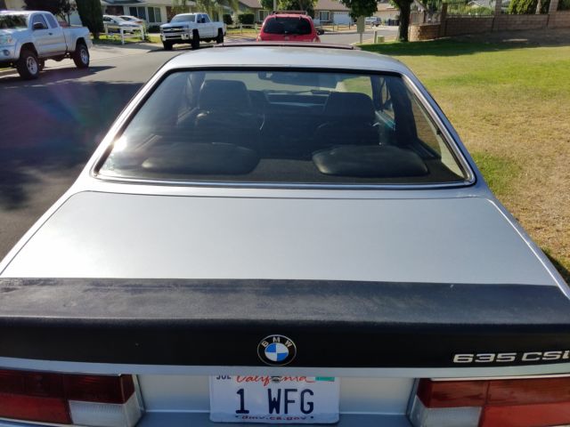 1978 Silver BMW 6-Series Coupe