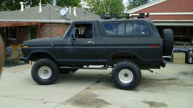 1978 Black Ford Bronco SUV