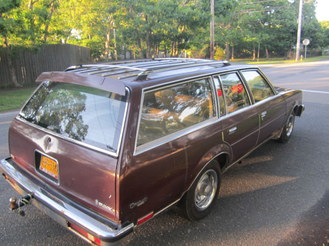 1978 Burgundy Buick Regal station wagon