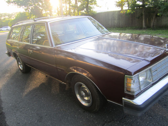 1978 Burgundy Buick Regal station wagon