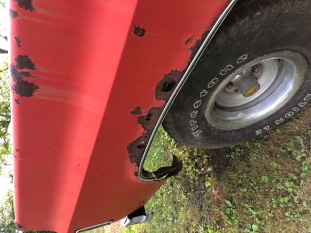 1978 Orange Chevrolet C-10 Standard Cab Pickup