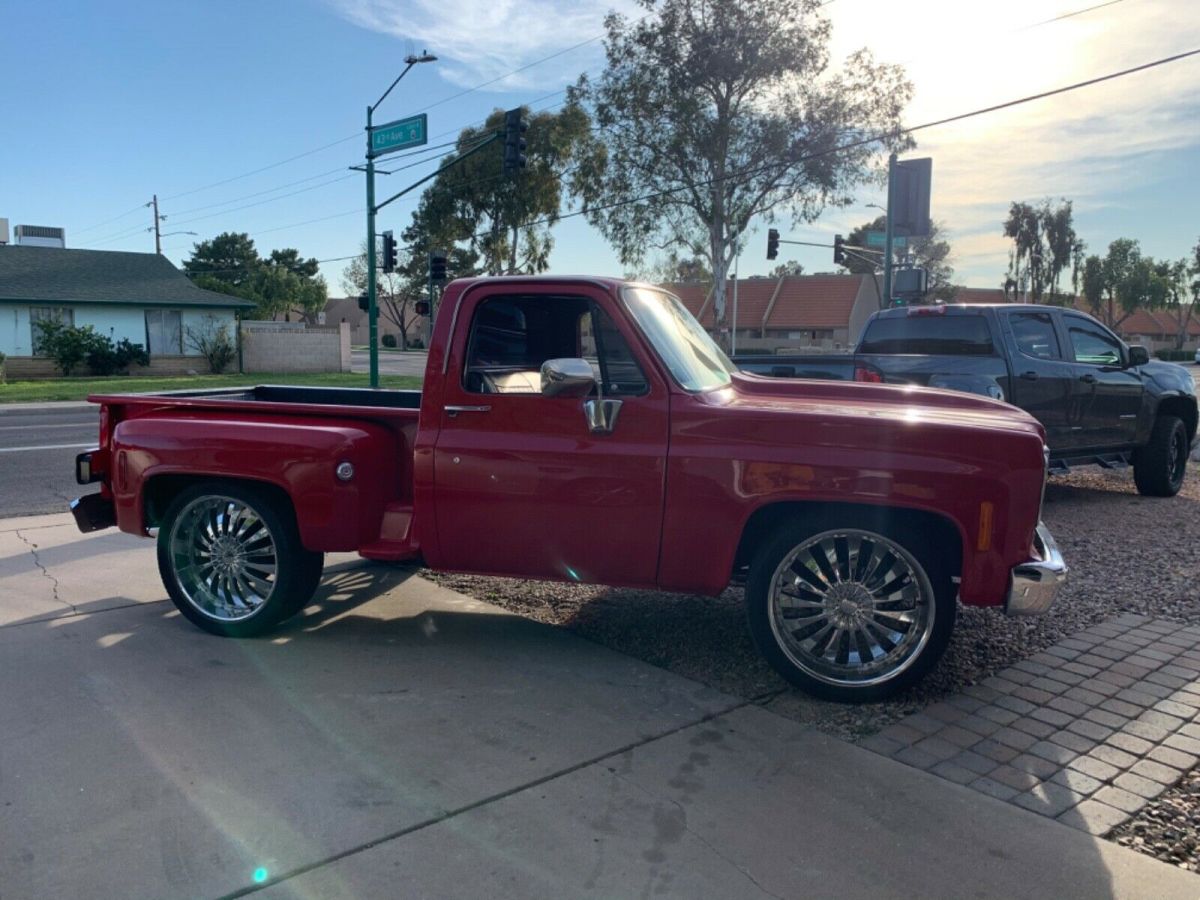 1978 Red Chevrolet C-10 Standard Cab Pickup