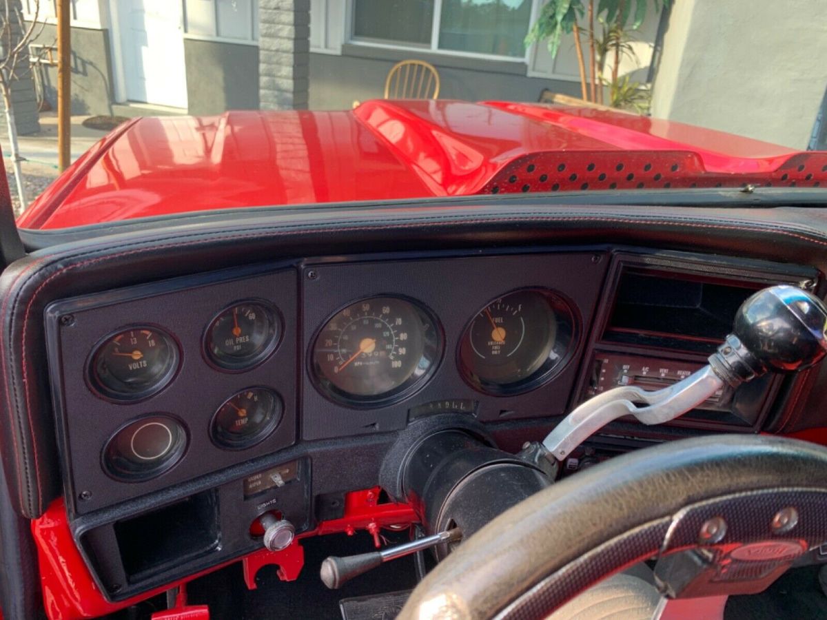 1978 Red Chevrolet C-10 Standard Cab Pickup