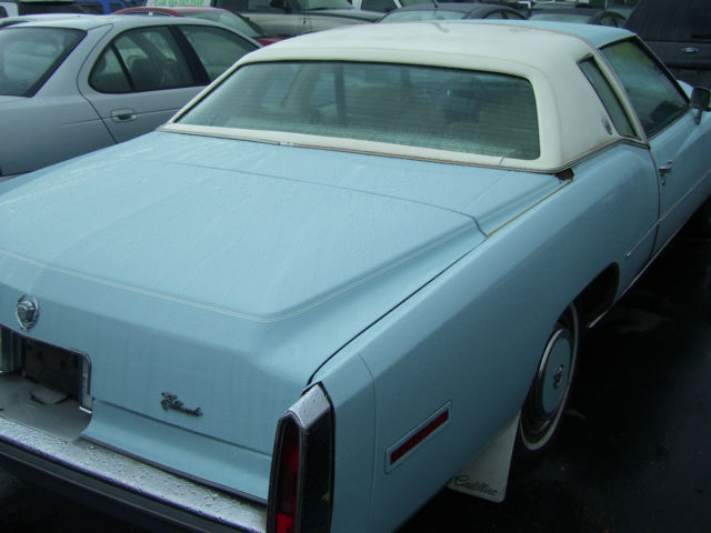 1978 Blue Cadillac Eldorado Coupe