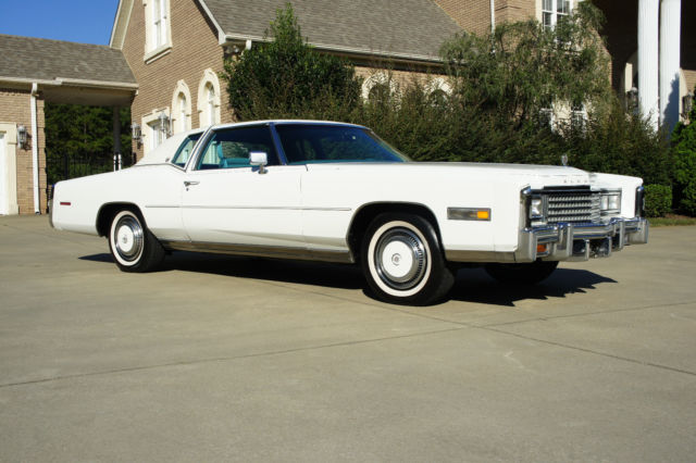 1978 White Cadillac Eldorado