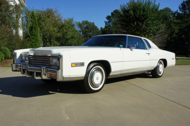 1978 White Cadillac Eldorado