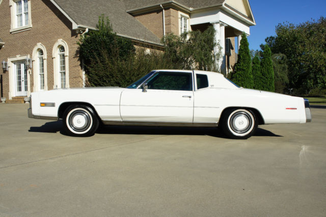 1978 White Cadillac Eldorado