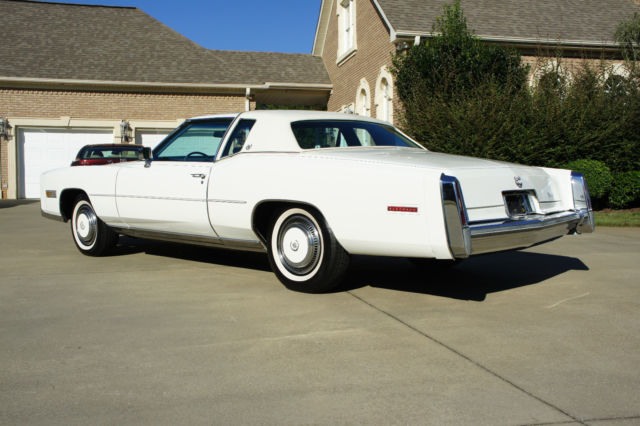1978 White Cadillac Eldorado
