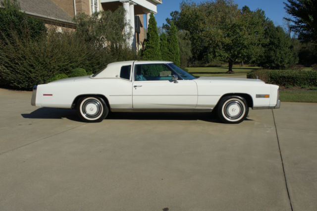 1978 White Cadillac Eldorado