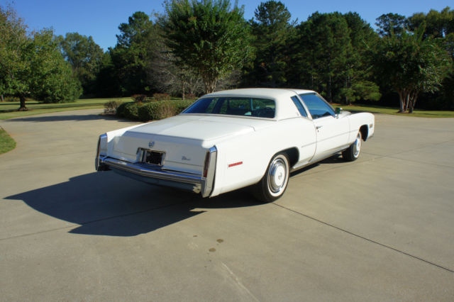 1978 White Cadillac Eldorado