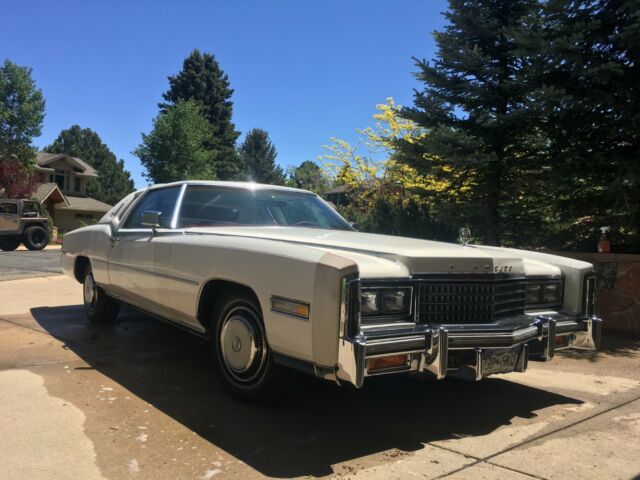 1978 White Cadillac Eldorado Coupe