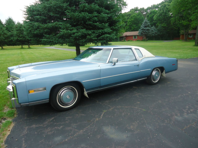 1978 Robins Egg Blue Cadillac Eldorado Coupe