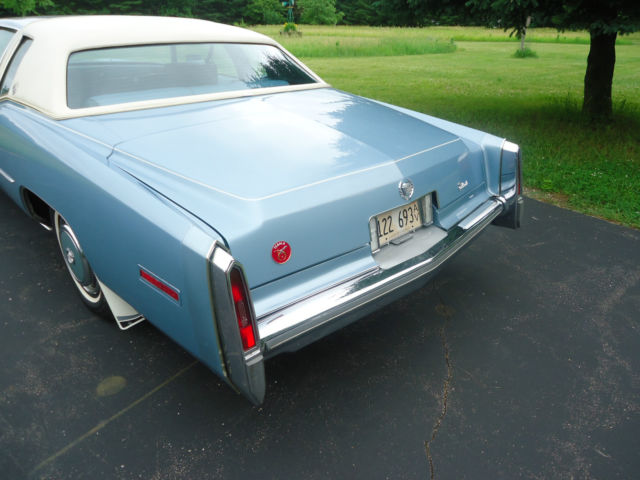 1978 Robins Egg Blue Cadillac Eldorado Coupe