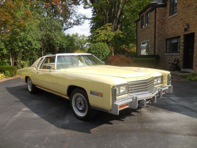 1978 Yellow Cadillac Eldorado Coupe