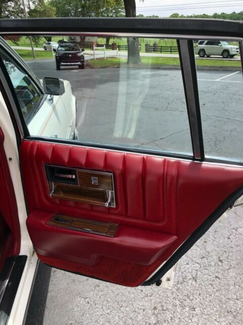 1978 White Cadillac Seville Sedan